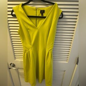 Bright Yellow Sleeveless Dress